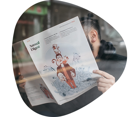 Custom book illustration icon